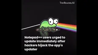 Notepad users urged to update immediately after hackers hijack the app's updater | #Shorts
