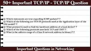 MCQ Questions TCP/IP - TCP/IP with Answers
