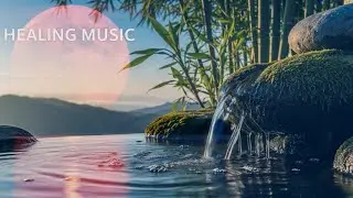 Full Moon Handpan Music for Healing & Manifesting Love & Abundance | Healing Zen Fountain #live