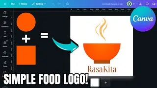Create a Restaurant Logo in Canva | EASY Business Logo Tutorial