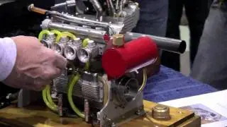 1/4 Scale Running Model Offenhauser (Offy) Engine By Ron Colonna