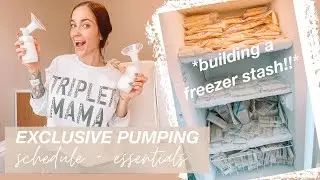 EXCLUSIVELY PUMPING for *MULTIPLES* increasing supply, scheduling, favorite products!