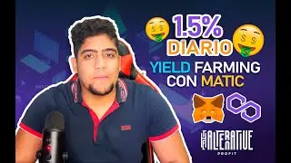 1.5% diario 🤯 Yield farming con matic!