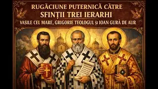 RUGĂCIUNE PUTERNICA CĂTRE SFINȚII TREI IERARHI VASILE CEL MARE, GRIGORIETEOLOGUL ȘI IOAN GURA DE AUR