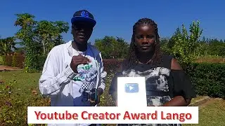 First YouTube Creator Award In Lango