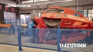 120R/Min Universal rotating cabler /L/MV/HV cables (Milliken) Drum Type Laying-up of Cu conductors
