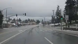 Snow in Jackson California?!?!?!