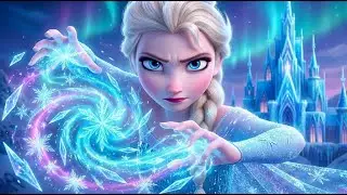 ✨❄️ Frozen Queen Unleashes Ice Power Near The Crystal Castle 🧊⚡| Frozen Style Animation