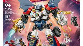 LEGO Ninjago Dragons Rising 71834 Zane&rsquo;s Ultra Combiner Mech Set Review