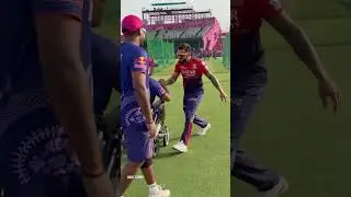 virat Kohli meet for Rahul Dravid 🥰💕🤍#ipl #cricketlover