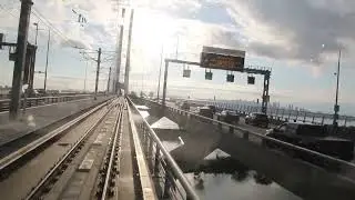 Front Window View Ride On Montreal REM Phase 1 From End To End On Opening Weekend