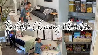 REALISTIC CLEANING MOTIVATION | Pantry Restock | WFH Mom