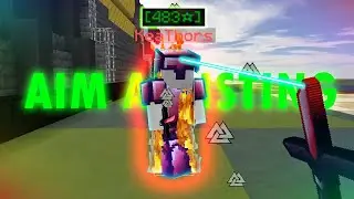 Aimassisting on Minemen v2 - Keathors 500 Stars Bedwars Player