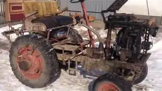 Саморобний трактор з мотором іж