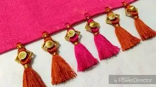 Square Beads Kuchu /Beautiful & Elegant Saree Tessels /Make at home with easy steps /by MCBMcb