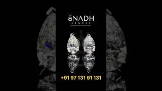 Sparkling Pear Diamond Stud Earrings 💎 #shorts #shortsfeed #earrings #studs #earringsdesign #viral