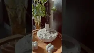 DIY Plaster Incense Holder | Simple & Minimal