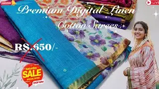தைப்பூசம் சிறப்பு சலுகை 🎉லினன் காட்டன் கலெக்‌ஷன்#thaipoosam#ellampillaisaree#salemsarees#cotton