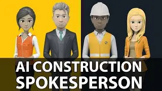 Construction Marketing Video With 3D AI Construction Spokesperson