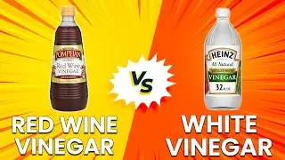 Red Wine Vinegar vs White Vinegar - How Are They Different? (A Side-By-Side Comparison!)