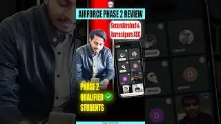 Airforce Phase 2 Review Secunderabad & Barrackpore ASC | Phase 2 Review Air Force