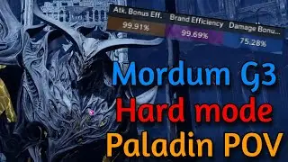 Lost Ark / Probably Best G3 Mordum With 2 Blue/6 Yellow Paladin Build / Uptime 100/100/77/40