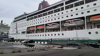 Seaport city of &Aring;lesund (Norway).