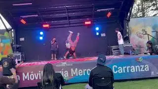 Bboy Joshua vs Bboy Junior Rock la final la tarima alternativa en hip hop al parque