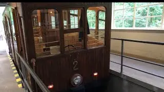 Mitfahrt der Standseilbahn aus 1929 in Stuttgart