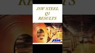 JSW STEEL Q1 RESULTS #jswsteel #jswsteels #steel #financialresults #sharemarket