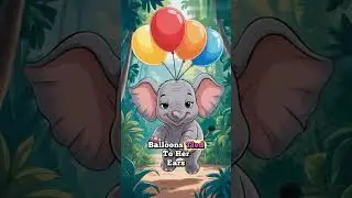 The Baby Elephant Who Wanted to Fly 🐘✨ | Short Moral Story for Kids #shorts