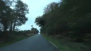 Driving From 22160 Callac To 22160 La Croix Tasset, Brittany, France 18th September 2025
