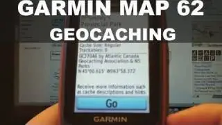 Garmin GPSMAP 62 64 64X - How to Use Paperless Geocaching