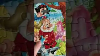 The last piece|oddly satisfying|#jigsaw #puzzle #shorts #disney #satisfying #jigsawpuzzle #snowwhite