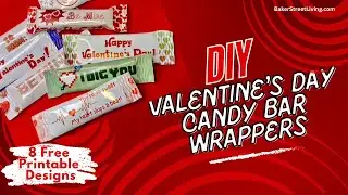 DIY Valentine's Day Candy Bar Wrappers   SD 480p