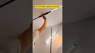 magnetic Track Light  fixing false ceiling how it's look