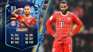 93 TEAM OF THE SEASON MOMENTS GNABRY PLAYER REVIEW FIFA 23