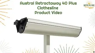 Austral Retractaway 40 Plus Clothesline Video - Australian Made Clothesline