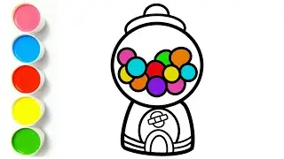 How to Draw a Gumball Machine