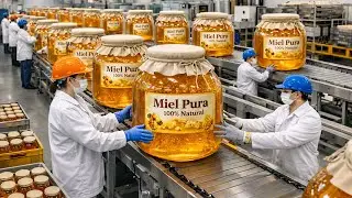 CÓMO se PRODUCE la MIEL: De la COLMENA al ENVASADO en MEGA FÁBRICAS (PROCESO) | En Masa