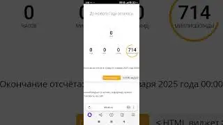 Сч&euml;тчик до нового года 2025