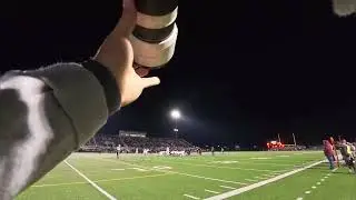 Friday Night Lights taking photos during the last game of the regular season. #football #instago3s