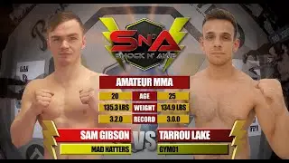 Shock N Awe 30 Free Fight: Sam Gibson vs Tarrou Lake