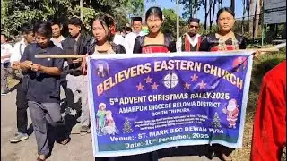 5th Advent Christmas Rally Songchakha Belivers Eastren Church ST Mark BEC Dewan Parao