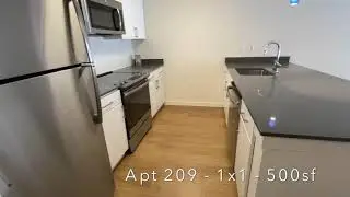 Metro on First Apartments - Seattle - 1 Bedroom 500 sqft B4 Floorplan 209