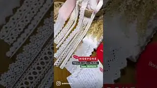 Bordado ingl&ecirc;s e rendas