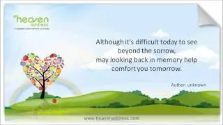 ENG0004  Video Sympathy Message (Female Voice)