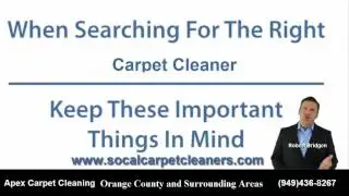 Apex Carpet Cleaning Services Review in Orange County, CA