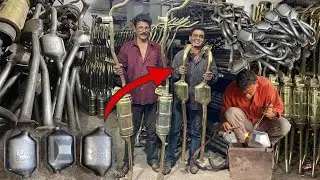 Making Car Silencers || Make Amazing Exhaust Silencer of Car