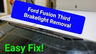 Снятие третьего стоп-сигнала Ford Fusion